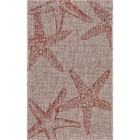 2' X 3' Beige Indoor Outdoor Area Rug