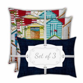 18" X 18" Orange And White Blown Seam Solid Color Throw Indoor Outdoor Pillow