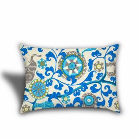 18" X 18" Gray And White Blown Seam Solid Color Throw Indoor Outdoor Pillow