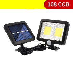 Splitter Solar Outdoor Light Street Light COD With Remote Control (Option: D)